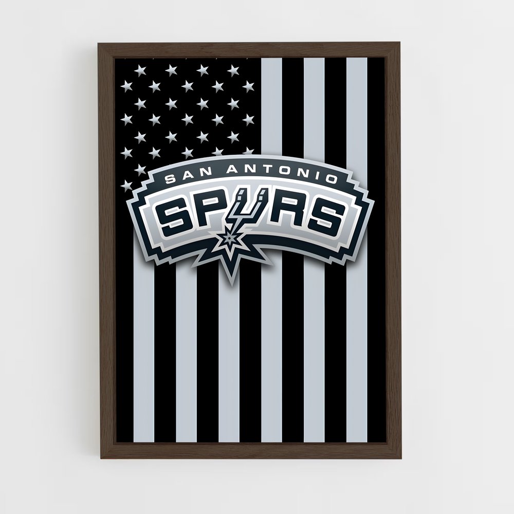 Poster Spurs Galaxy – affiche Basketball (vue 5)